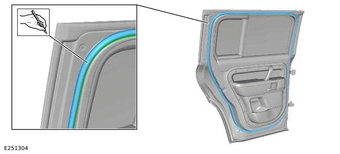 Rear Door Weatherstrip